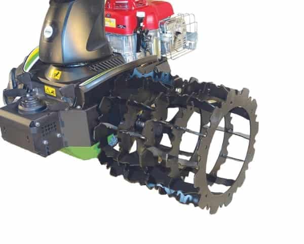 Hydrostat mit Aktivlenkung - P130 - Doppelstahlgreifferrad