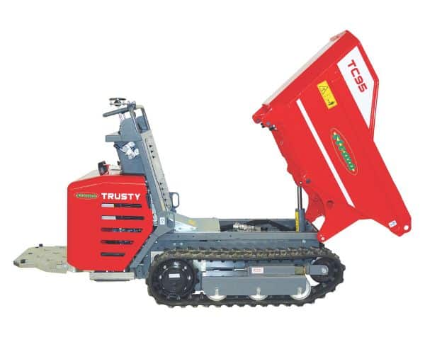 Raupentransporter - TC 95 - Transportmulde gekippt