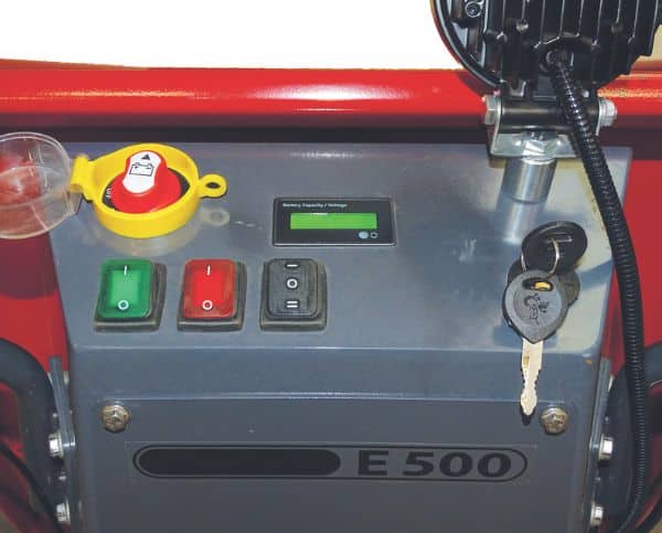 Elektrotransporter E500 - Bedienung