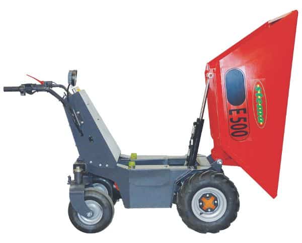 Elektrotransporter E500 - Hydraulische Kippvorrichtung